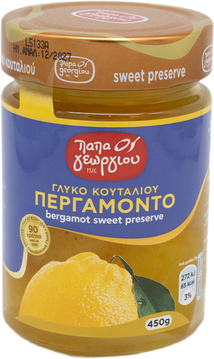 Papageorgiou Eingelegte Bergamotten in Sirup 450 g