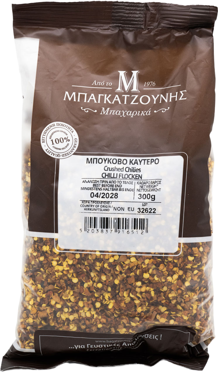 Bagatzounis Bukovo Chiliflocken scharf 300 g.