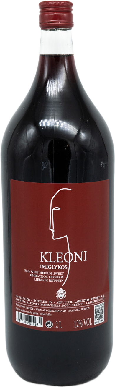 Lafkiotis Kleoni Rotwein Imiglykos  2 Liter