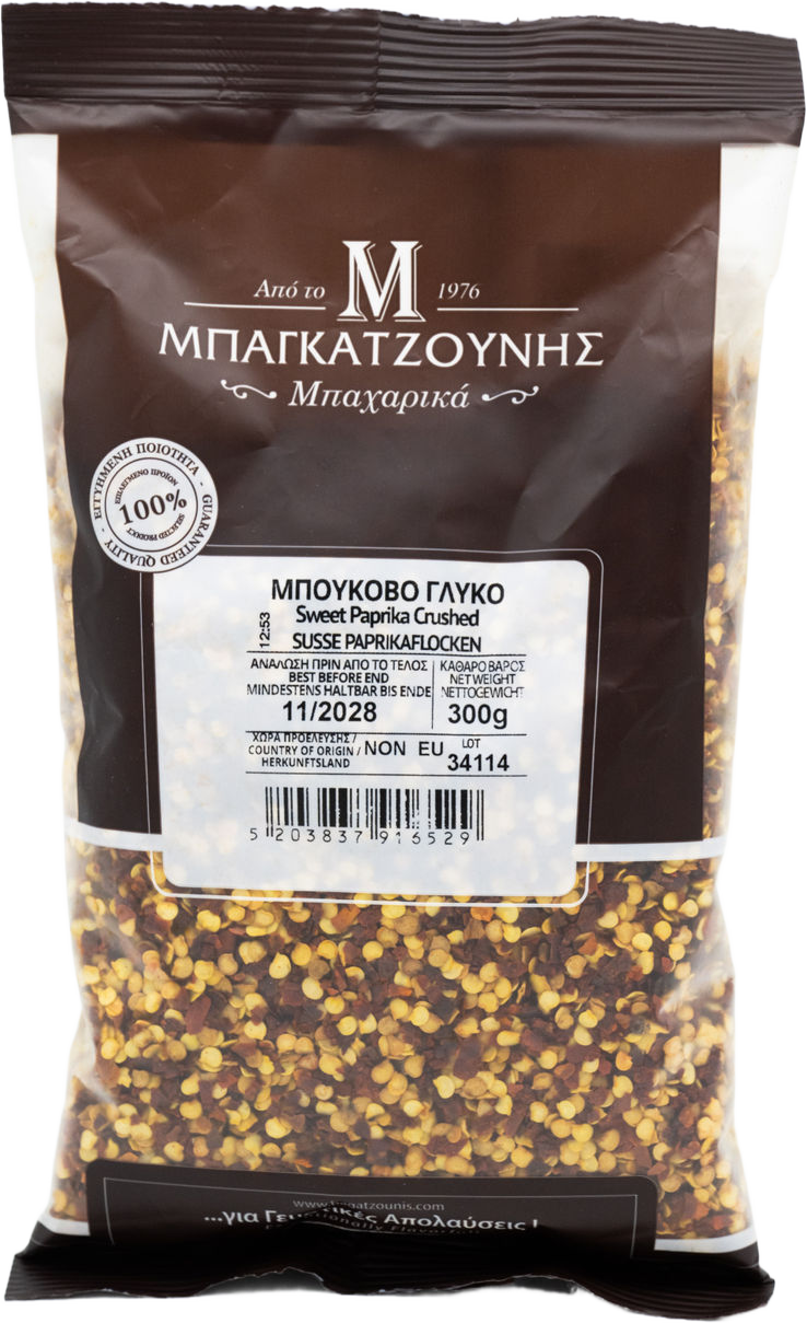Bagatzounis Bukovo Paprikaflocken edelsüß 300 g.