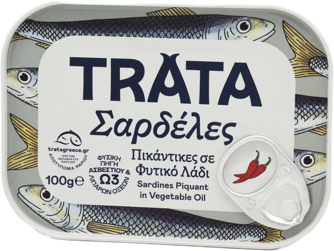 Trata Sardinen/Sardeles pikant in Pflanzenöl 100 g