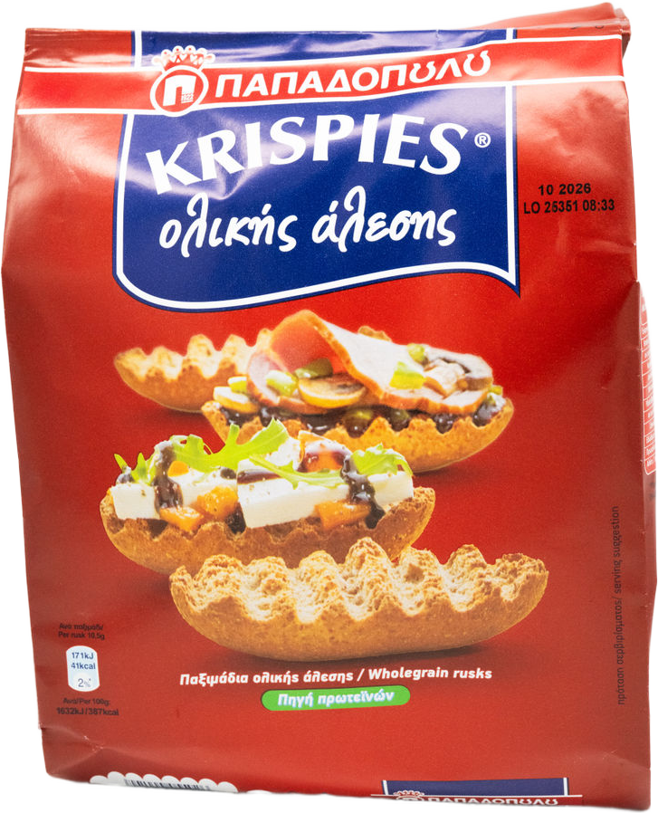 Papadopoulos Crispies Vollkorn 200 g