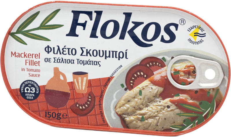 Flokos Makrelenfilet in Tomatensauce 150 g